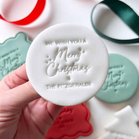 Personalised Merry Christmas Cookies