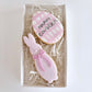 Flocked Bunny Gingham Easter Cookie Gift Pack