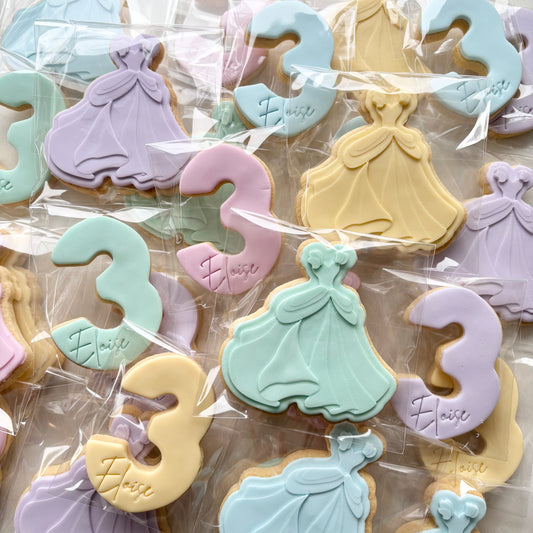 Princess Dress Cookie Set