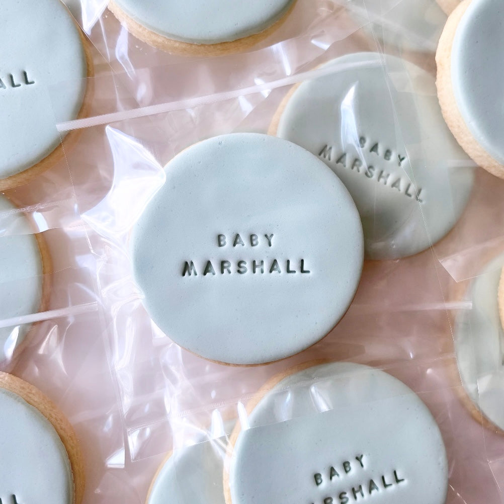 Design Your Own Cookies - Solid Colour