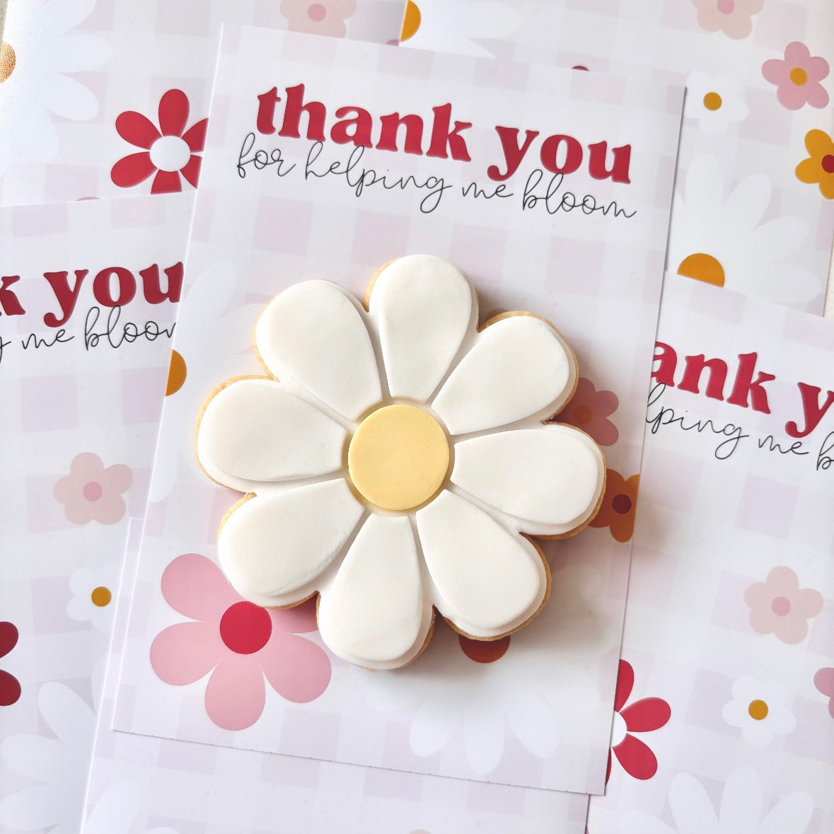 Thanks for Helping me Bloom Teacher Cookie Gift