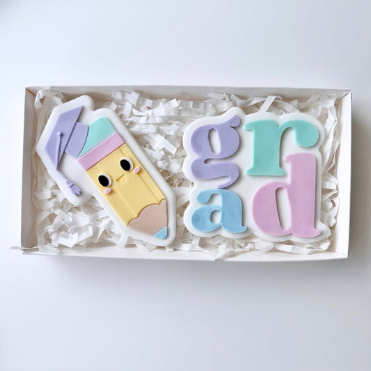 Grad Pencil Cookie Gift Box