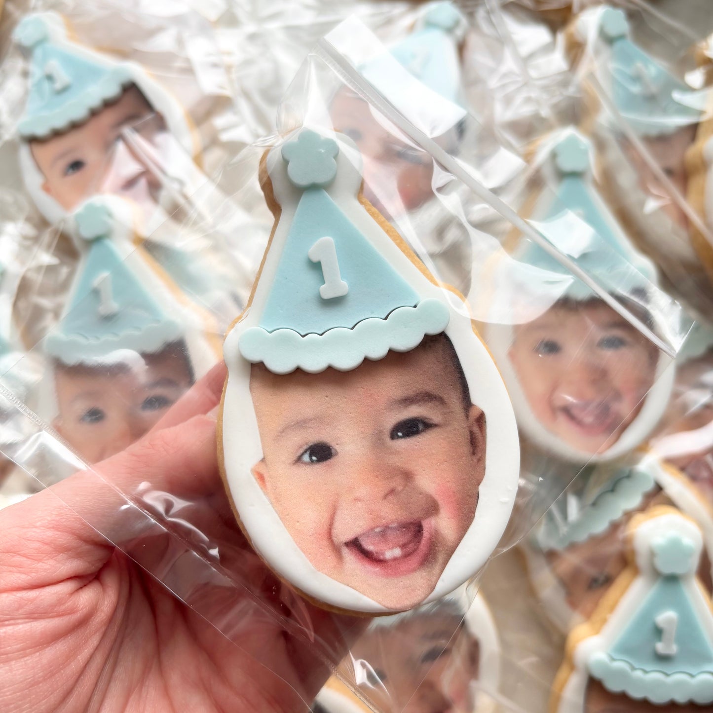 Party Hat Face Cookies