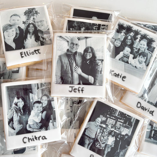 Polaroid Place Card Cookies