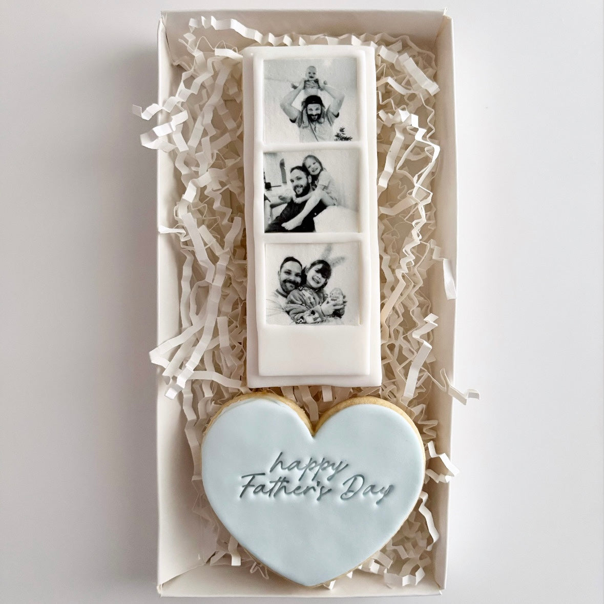 Father's Day Photo Strip Cookies Twin Gift Pack
