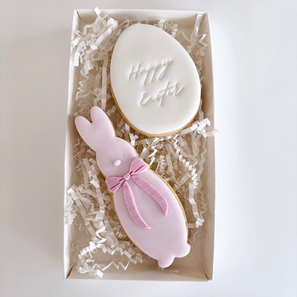 Flocked Bunny Easter Cookie Gift Pack