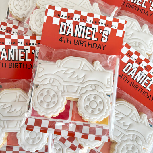 Monster Truck Paint Your Own Party Favours