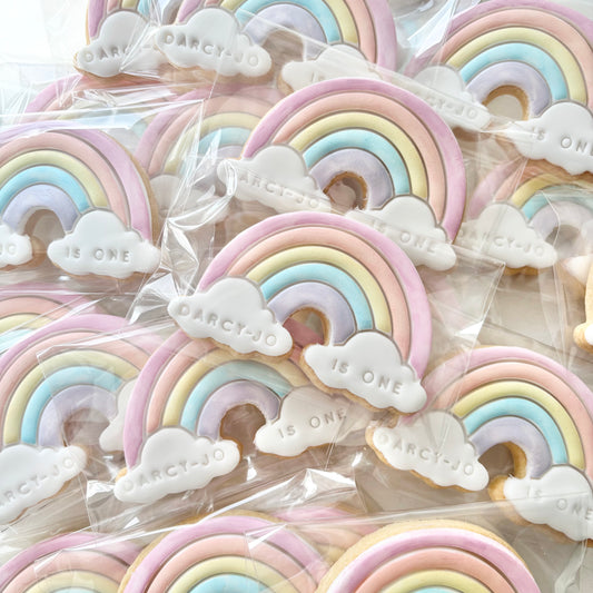 Pastel Rainbow Cookies 12 Pack