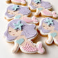 Mermaid Cookies 12 Pack