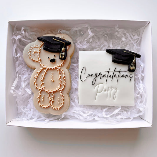 Graduation Teddy Cookie Gift Box