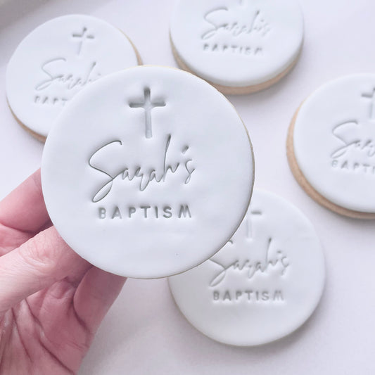 Personalised Baptism / Christening Cookies 12 Pack