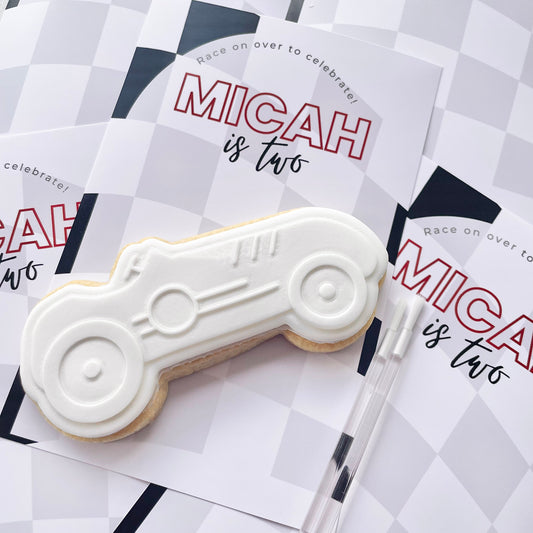 Race Car Paint Your Own Party Favours