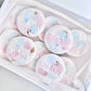 Watercolour Gender Reveal Cookies 12 Pack - Bite to see!