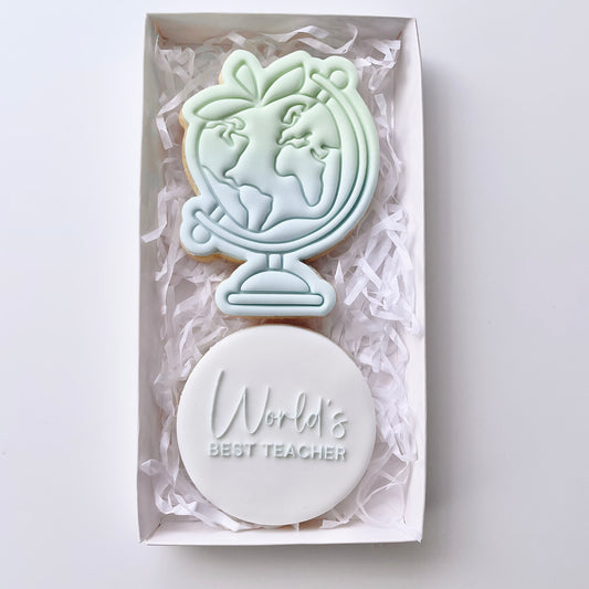 World's Best Teacher Cookie Gift Box