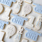 Simple Peter Rabbit First Birthday Cookie Set 20 Pack