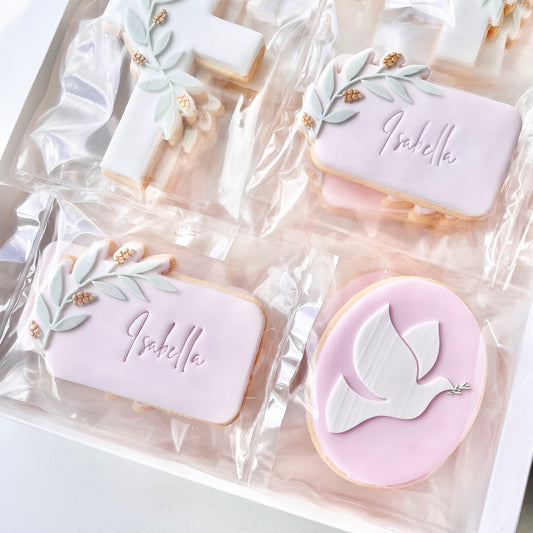 Native Baptism / Christening Cookie Set 24 Pack