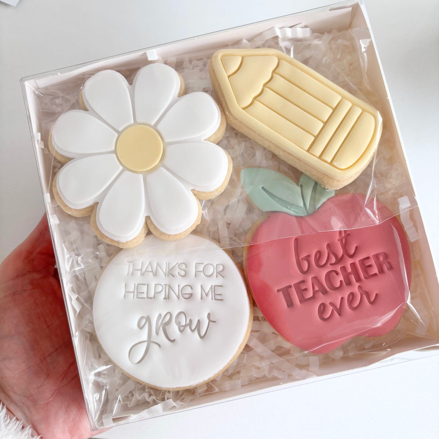 Thanks for helping me Grow Teacher Cookie Gift Box