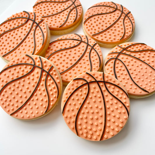 Detailed Basketball Cookies