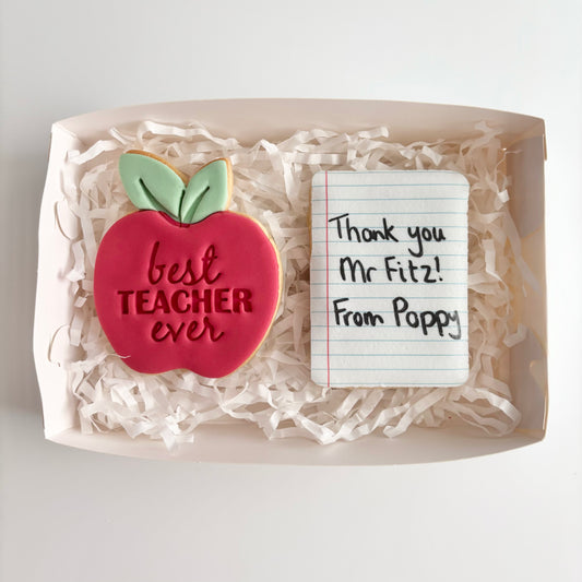 Teacher Note Cookie Gift Box