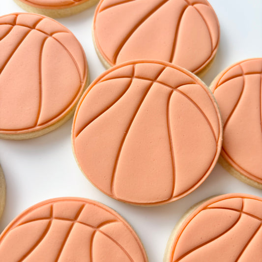 Simple Basketball Cookies