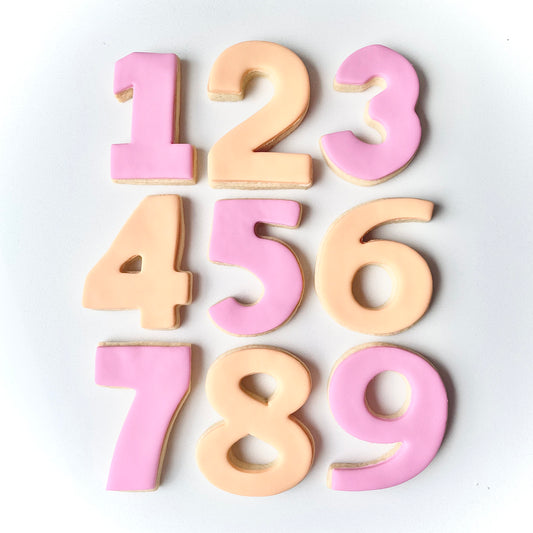 Design Your Own Cookies - Number